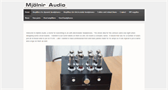 Desktop Screenshot of mjolnir-audio.com